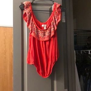 Off the shoulder shirt